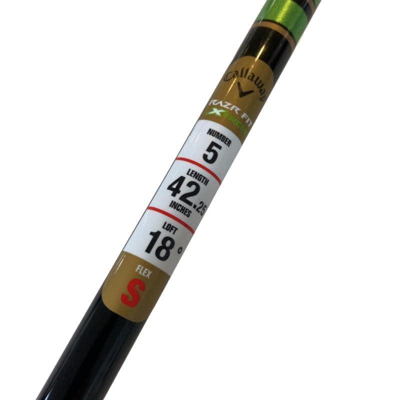 CallawayのRAZR FIT XTREME 3W・5W(純正SRシャフト) Callaway（キャロウェイ） RAZR FIT XTREME 5W フェアウェイウッド FW