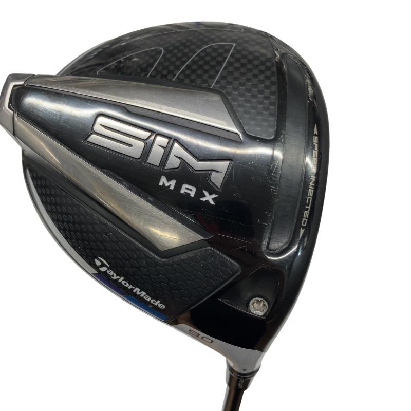【シャフト2本付】TaylorMade SIM MAX 9° ドライバー S TaylorMade（テーラーメイド） SIM MAX 9° ドライバー DR フレックスS