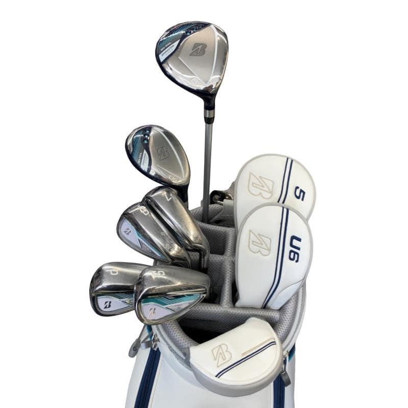 BRIDGESTONEクラブセット8本 バッグ一式 BG-100L ネイビー BRIDGESTONE GOLF ブリヂストン BG-100L 8S レディース(ネイビーCB付