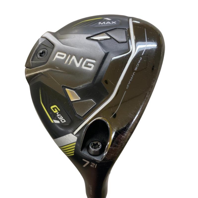 【美品/7W】G430 MAX フェアウェイウッド PING 7番ウッド PING（ピン） G430 MAX 7W フェアウェイウッド FW フレックスS
