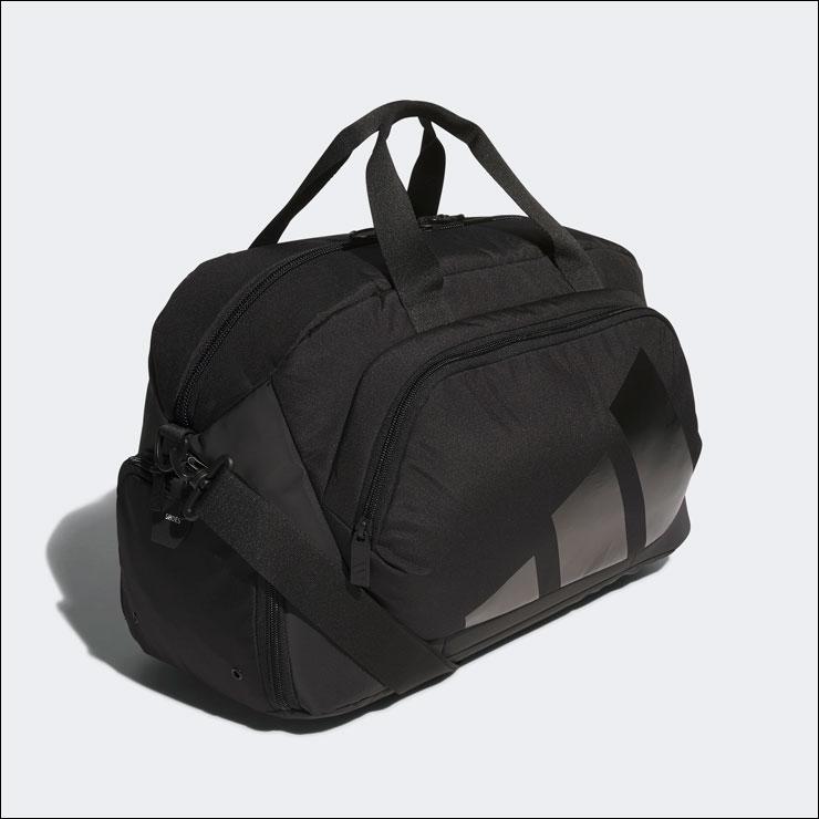 新品未使用品　アディダスゴルフ　シューズポケット付き　ボールドロゴダッフルバッグ Old adidas アディダス ゴルフ シューズポケット付き ボールドロゴ