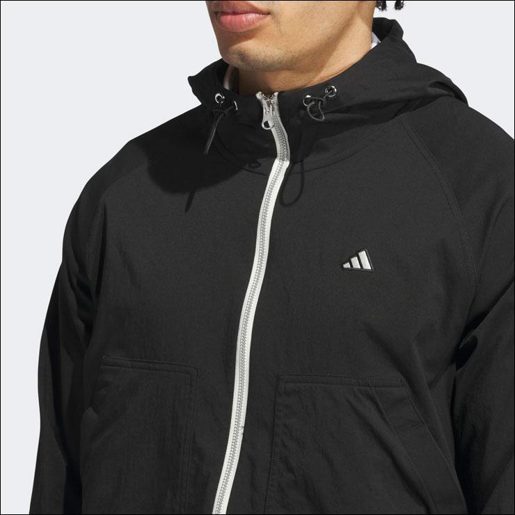 Old adidas アディダス ゴルフ GO-TO 防風 フルジップ フーディー