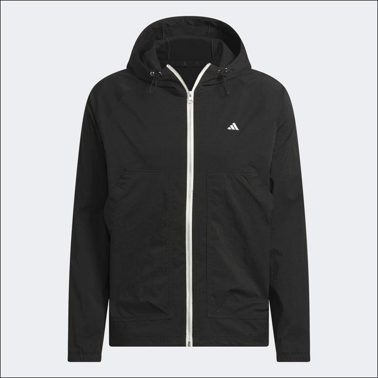 Old adidas アディダス ゴルフ GO-TO 防風 フルジップ フーディー