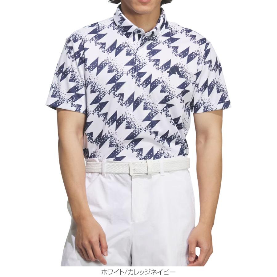 ADIDAS GOLF アディダス ゴルフ クライマクール AOP 半袖 ポロシャツ