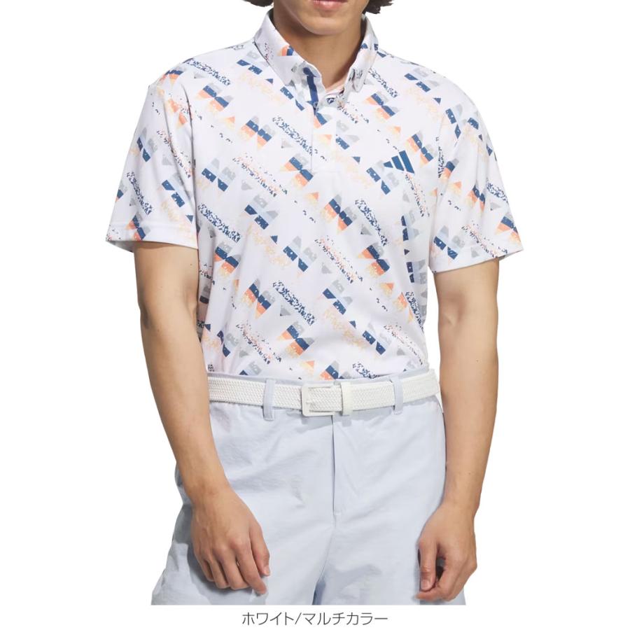ADIDAS GOLF アディダス ゴルフ クライマクール AOP 半袖 ポロシャツ