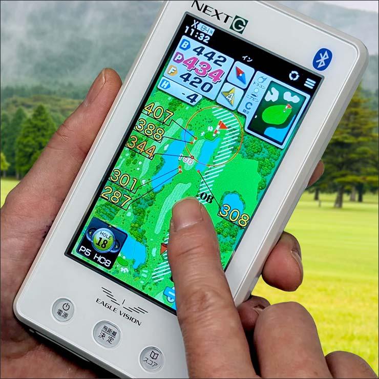 EAGLE VISION イーグルビジョン NEXT G GPSゴルフナビ EV-438 : ゴルフ