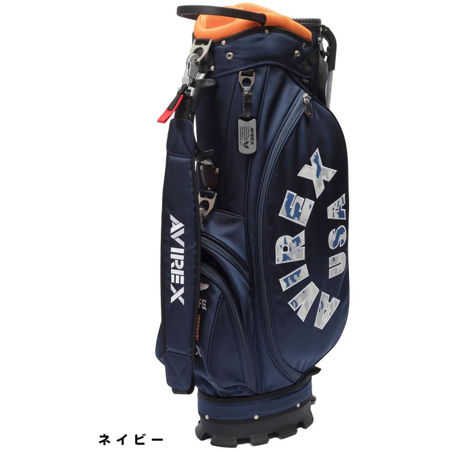 アヴィレックス ゴルフ セルフスタンド付 キャディバッグ AVG3S-BA3