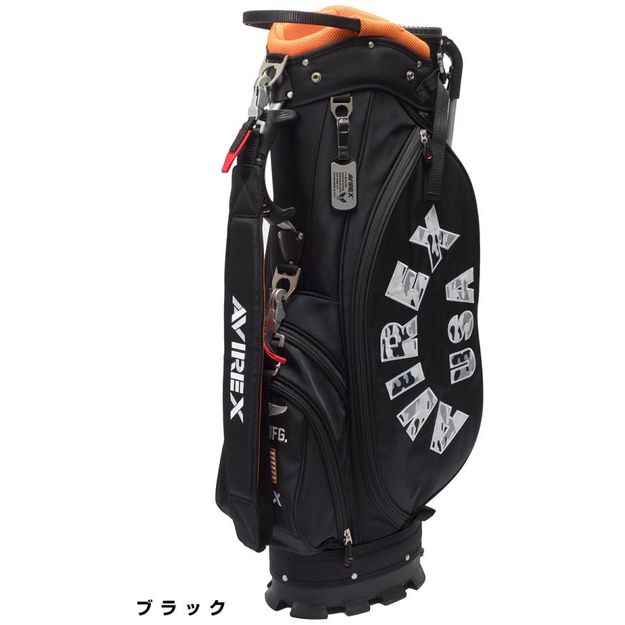 アヴィレックス ゴルフ セルフスタンド付 キャディバッグ AVG3S-BA3