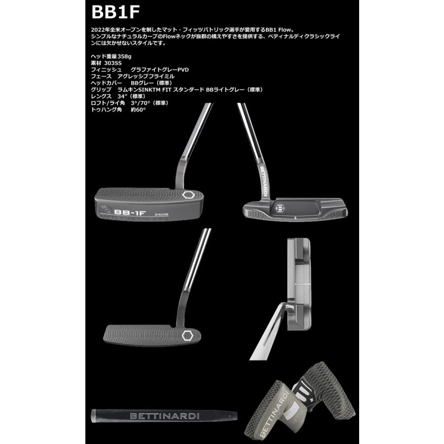 BETTINARDI（ベティナルディ） 特注カスタムクラブ 2023 BB1F パター