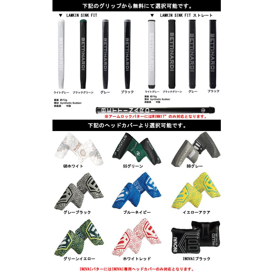特注カスタムクラブ ベティナルディ 2023 INOVAI 6.0 SPUD パター BETTINARDI（ベティナルディ） 特注カスタムクラブ 2023 INOVAI 6.0