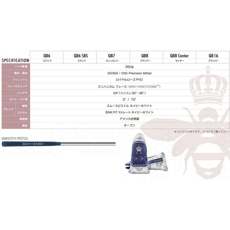 BETTINARDI（ベティナルディ） 2026 QUEEN QB6 SBS パター : ゴルフ