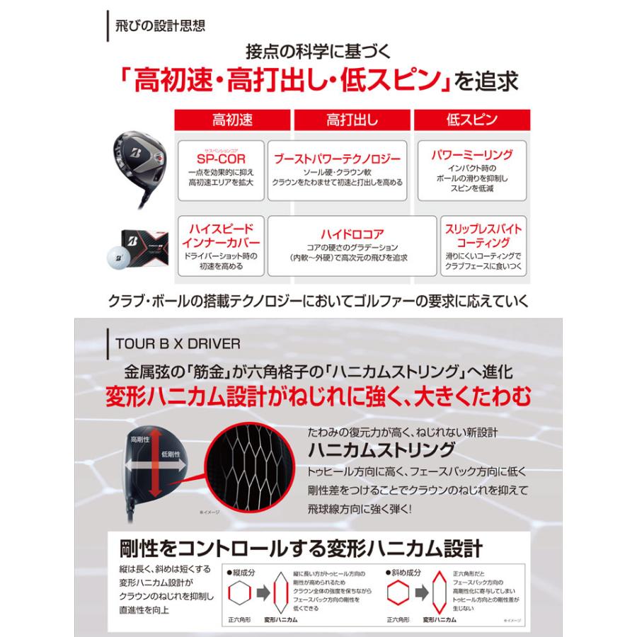 B Series ブリヂストンゴルフ TOUR X ドライバー 三菱 Diamana TB60 