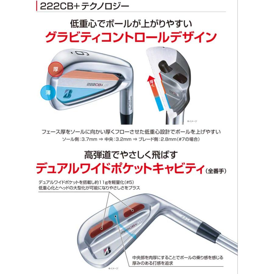 B Series 特注カスタムクラブ ブリヂストンゴルフ TOUR 222CB+ 