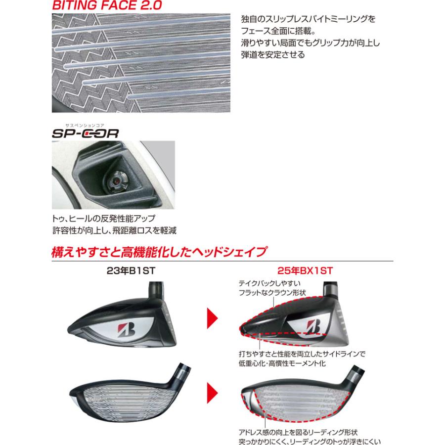 20％OFFクーポン対象 特注カスタムクラブ ブリヂストンゴルフ BX1ST フェアウェイウッド VENTUS BS6II シャフトの画像