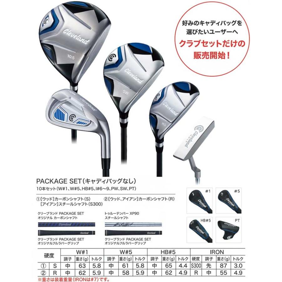 クリーブランドゴルフ メンズ ゴルフセット PACKAGE SET キャディバッグなし メンズ クリーブランドゴルフ PACKAGE SET ゴルフセット キャディバッグなし