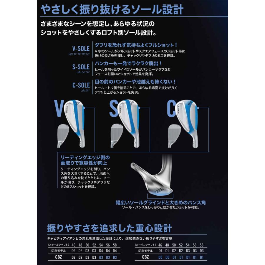 特注カスタムクラブ クリーブランド CBZ ウエッジ ダイナミックゴールド MID TOUR ISSUE シャフト_6