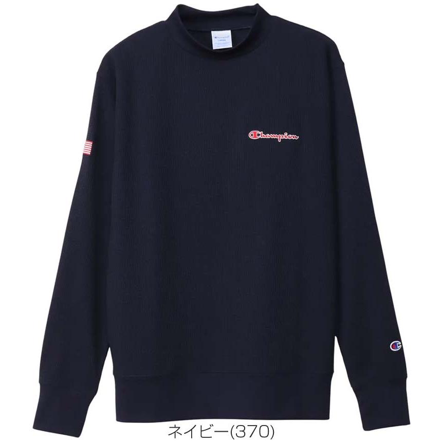 Champion（チャンピオン） ゴルフ ワッフル モックネック 長袖シャツ