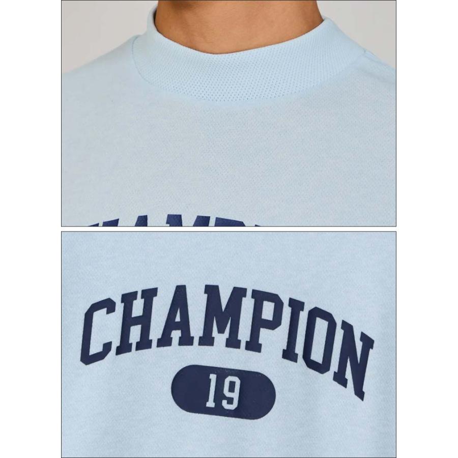 Champion（チャンピオン） ゴルフ モックネック 半袖シャツ ウェア