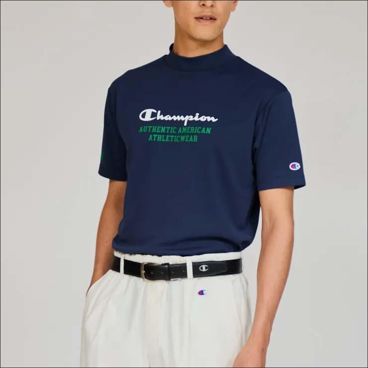 Champion（チャンピオン） ゴルフ モックネック 半袖シャツ ウェア