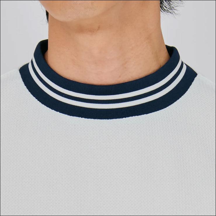 チャンピオン ゴルフ ワッフル 裾リブ モックネック 半袖シャツ ウェア