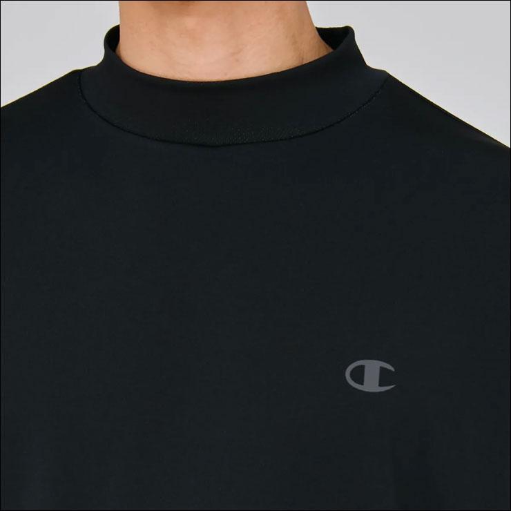 Champion（チャンピオン） ゴルフ バックロゴプリント モックネック