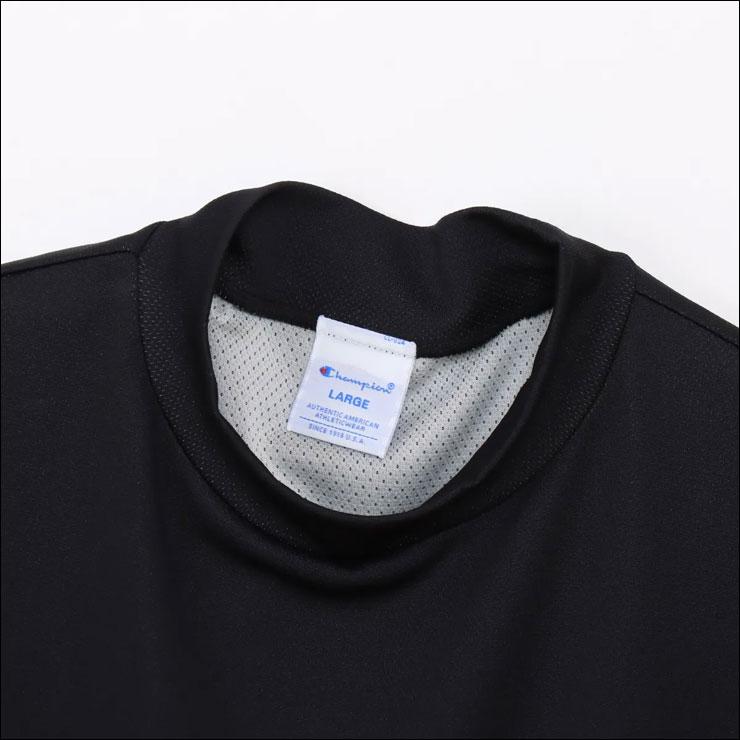 Champion（チャンピオン） ゴルフ バックロゴプリント モックネック