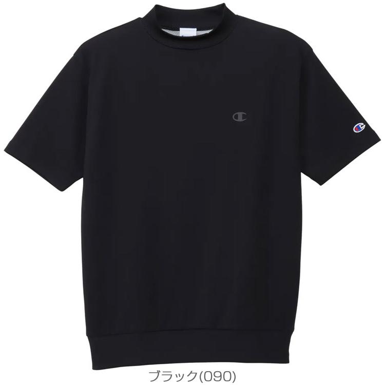 Champion（チャンピオン） ゴルフ バックロゴプリント モックネック