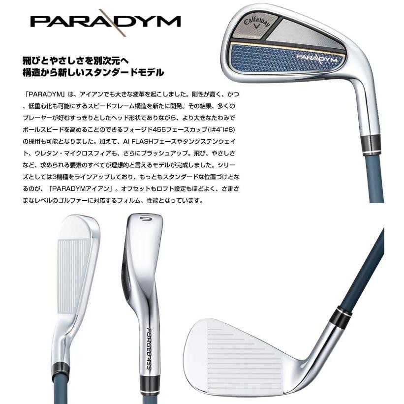 Callaway（キャロウェイ） PARADYM アイアン N.S.PRO Zelos 7 シャフト