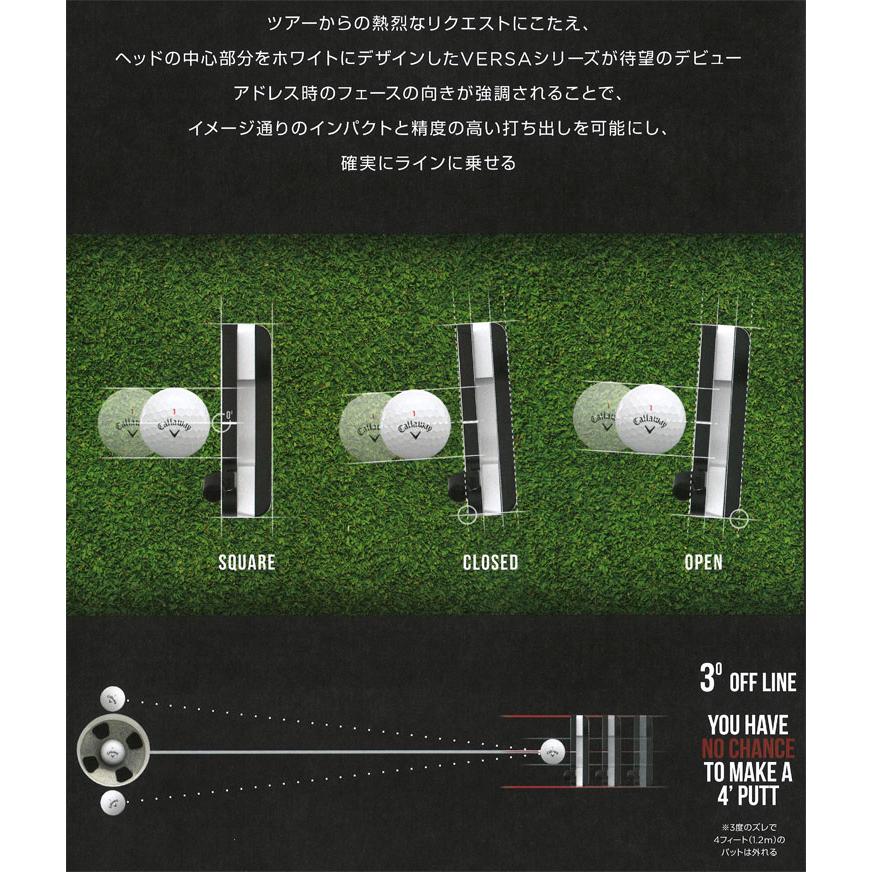 オデッセイ ホワイトホット VERSA THREE T パター STROKE LABシャフト装着モデル オデッセイ ホワイトホット VERSA THREE パター STROKE LABシャフト装着モデル