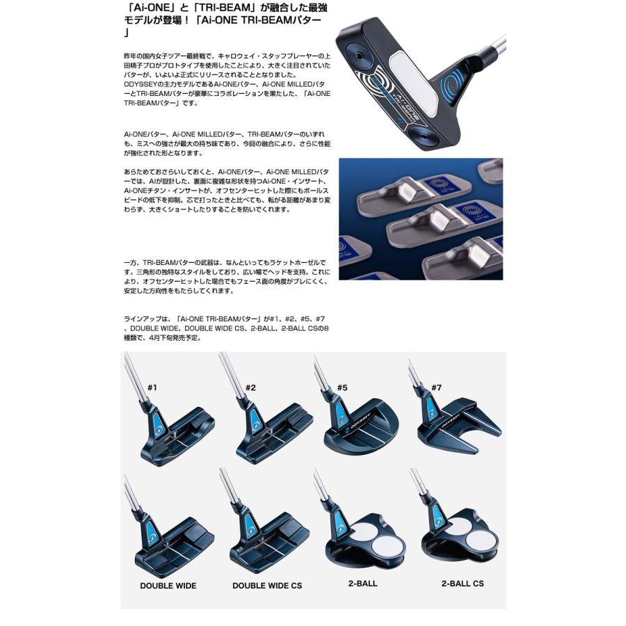 ODYSSEY(キャロウェイゴルフ) オデッセイ Ai-ONE TRI-BEAM 2 ODYSSEY(キャロウェイゴルフ) オデッセイ Ai-ONE TRI-BEAM 2