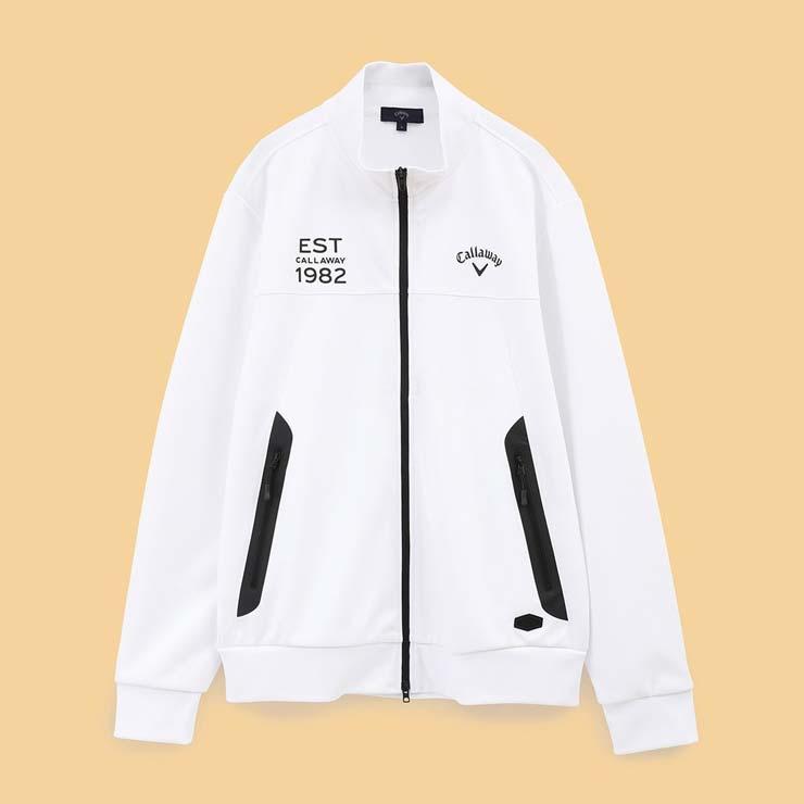 キャロウェイ メンズダンボールフルジップブルゾンL Callaway キャロウェイ ゴルフ 長袖 フルジップ ブルゾン ダンボール