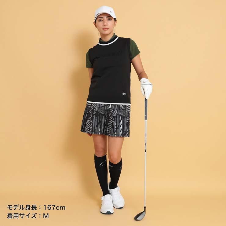 Callaway キャロウェイ ピンタックロゴ ニットベスト ゴルフ Callaway キャロウェイ ピンタックロゴ ニットベスト ゴルフ