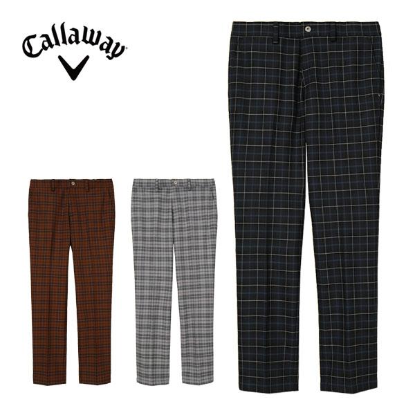Callaway（キャロウェイ） 8WAYストレッチ チェック柄 裏起毛 ロング