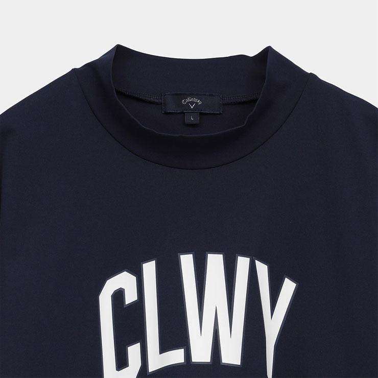 Callaway（キャロウェイ） CLWYロゴ スムース モックネック 長袖シャツ