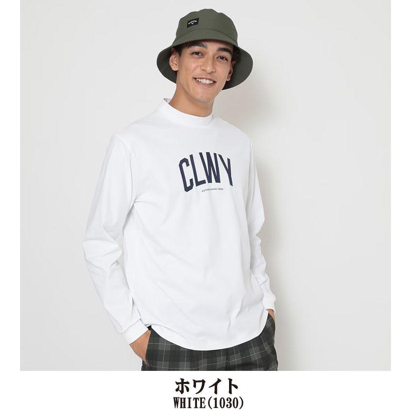 Callaway（キャロウェイ） CLWYロゴ スムース モックネック 長袖シャツ