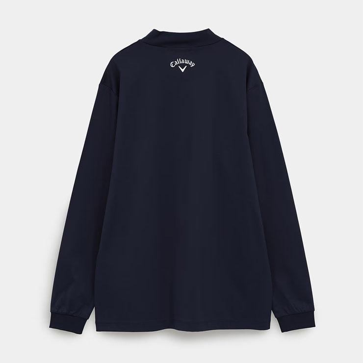 Callaway（キャロウェイ） CLWYロゴ スムース モックネック 長袖シャツ