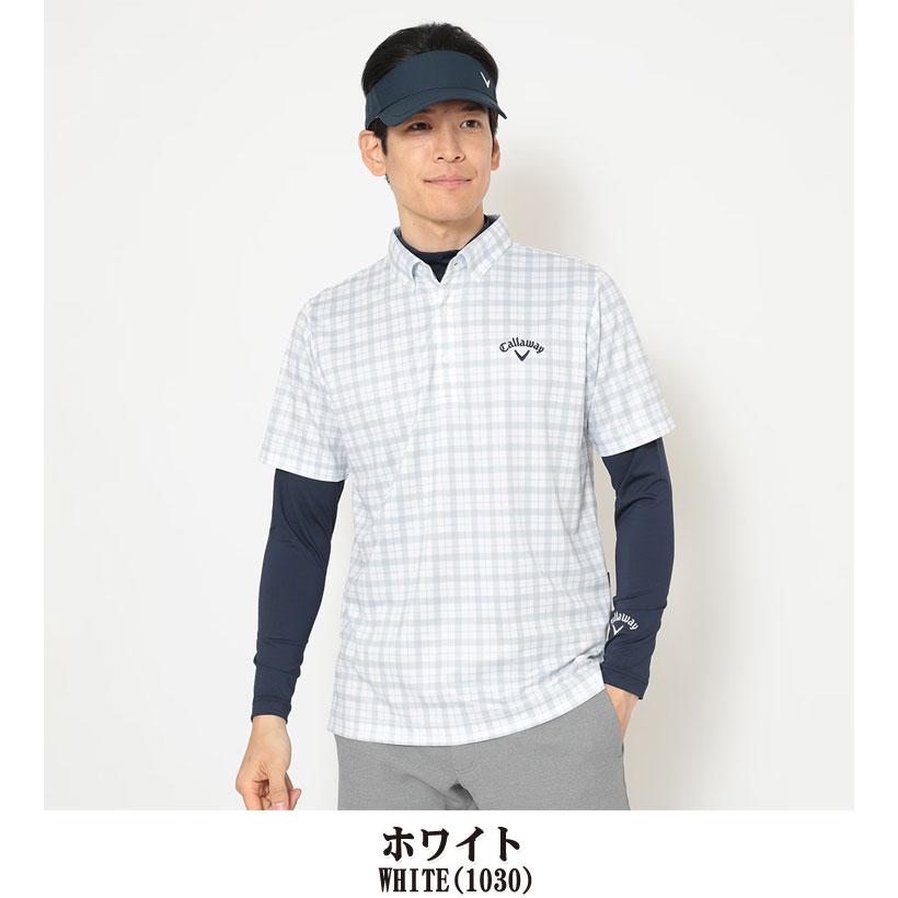 Callaway - coco 未使用品 キャロウェイ Callaway メンズ 半袖ポロシャツ M 白 ホワイト 鹿の子 Callaway - coco 未使用品 キャロウェイ Callaway メンズ 半袖
