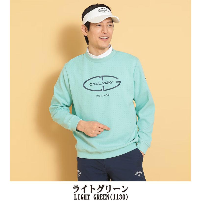 Callaway（キャロウェイ） ドットプリント クルーネック スウェット