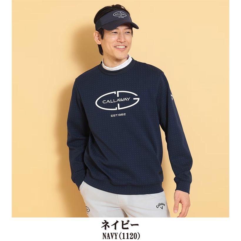 Callaway（キャロウェイ） ドットプリント クルーネック スウェット