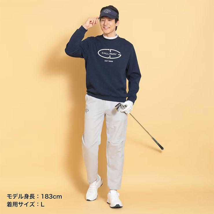 Callaway（キャロウェイ） ドットプリント クルーネック スウェット