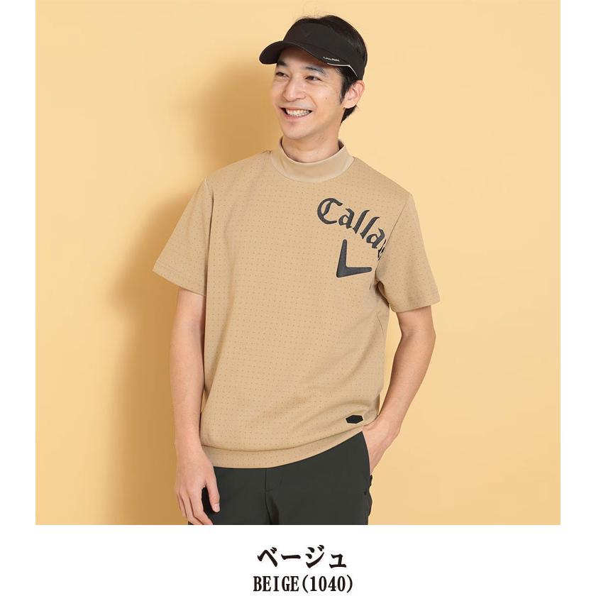Callaway（キャロウェイ） ドットプリント スウェット モックネック