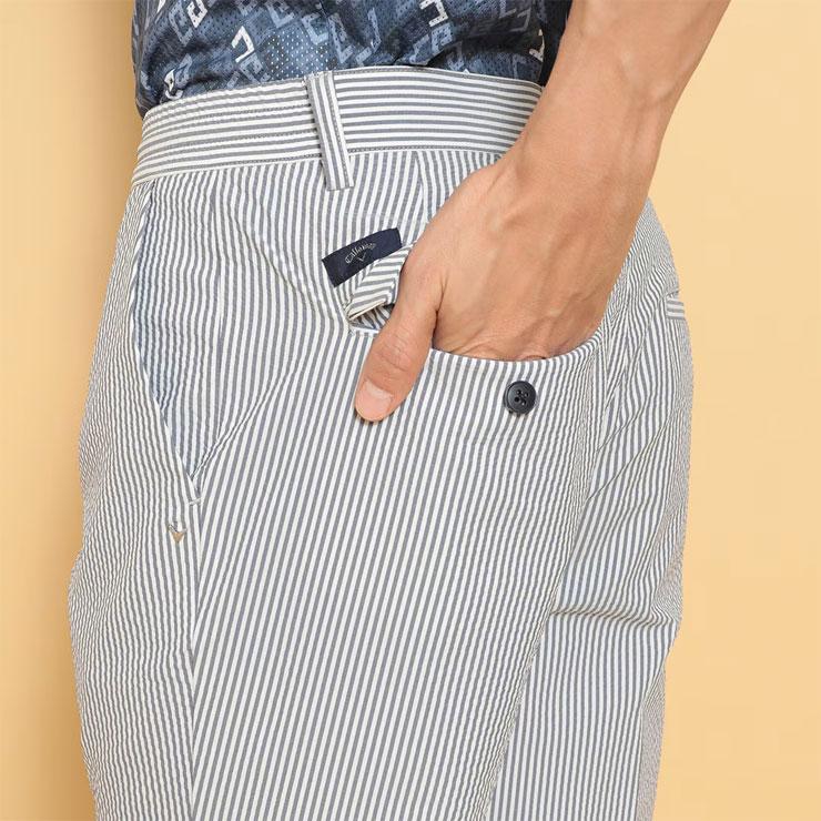 Callaway（キャロウェイ） 8WAYストレッチ シアサッカー ロングパンツ