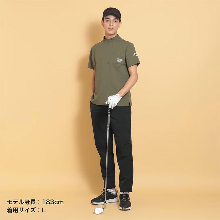 Callaway（キャロウェイ） -3℃裏クール 天竺 モックネック 半袖シャツ