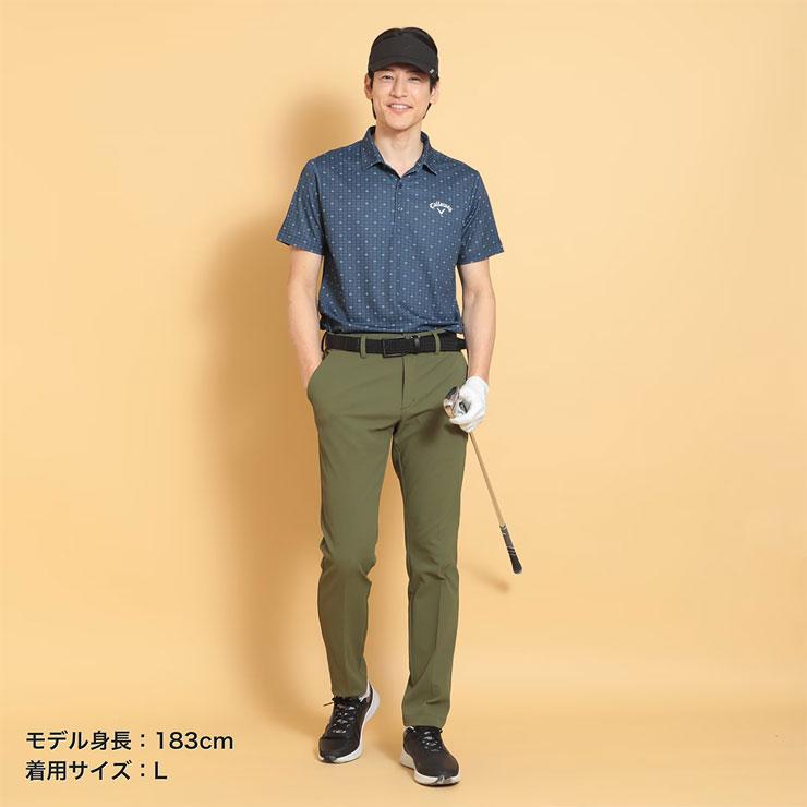 Callaway ゴルフシャツ 3L ３枚セット Callaway（キャロウェイ） -3℃裏クール ロゴプリントカノコ 半袖