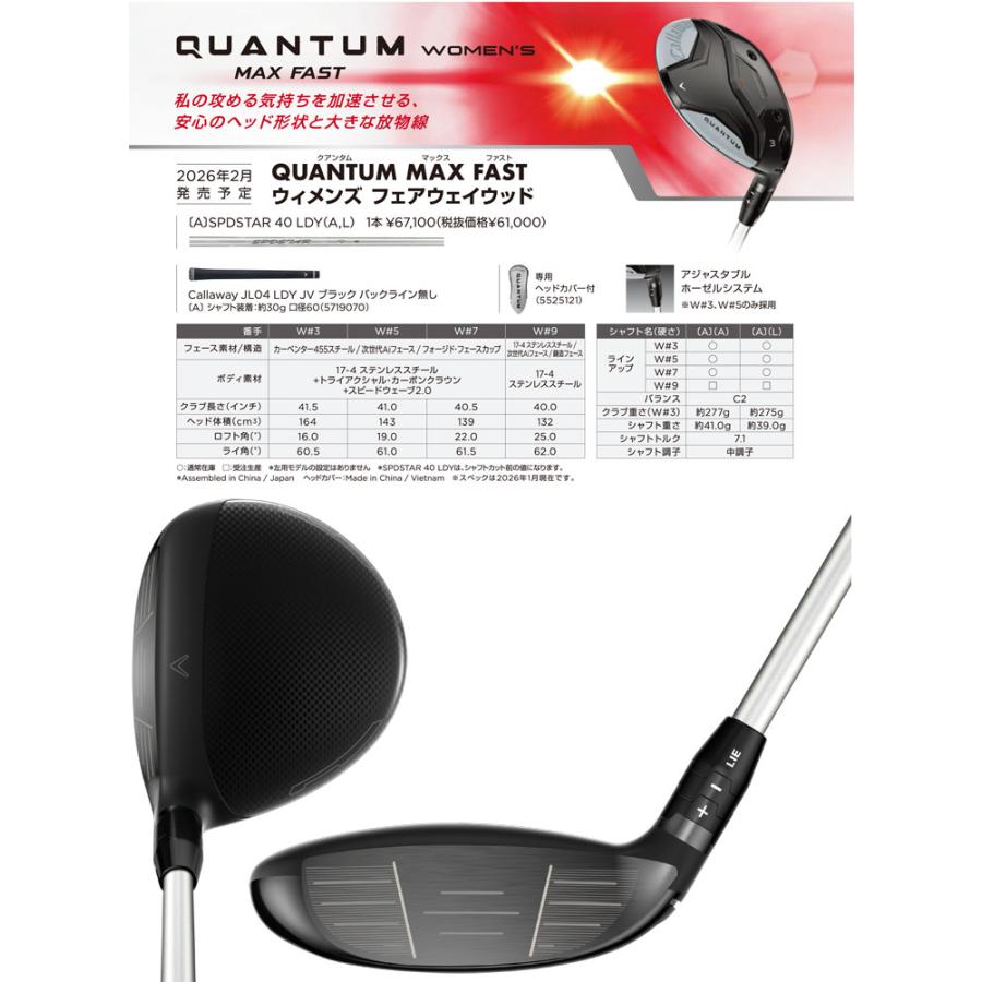 Callaway（キャロウェイ） 特注カスタムクラブ QUANTUM MAX FAST