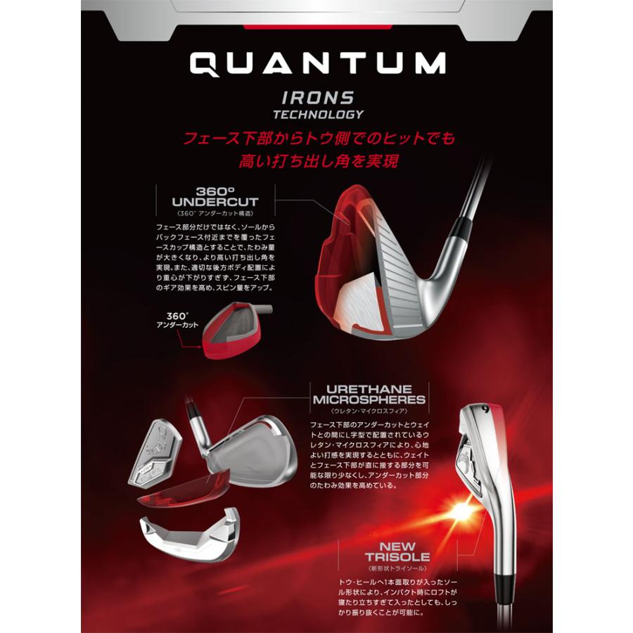 特注カスタムクラブ キャロウェイ QUANTUM MAX アイアン 5本セット[＃6-P] N.S.PRO MODUS3 TOUR120 シャフト_1