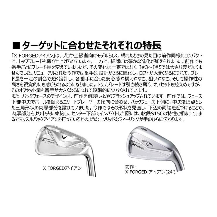 Callaway（キャロウェイ） 特注カスタムクラブ X FORGED アイアン 単品