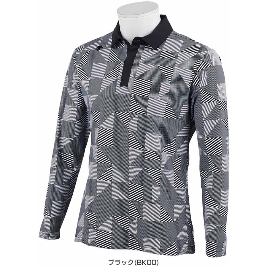 日本最大級 デサントゴルフ メンズ ゴルフウェア オリガミスピリット柄 長袖ポロシャツ Dgmojb01 19年秋冬モデル M O 秋冬ウェアが50 Off 在庫限り