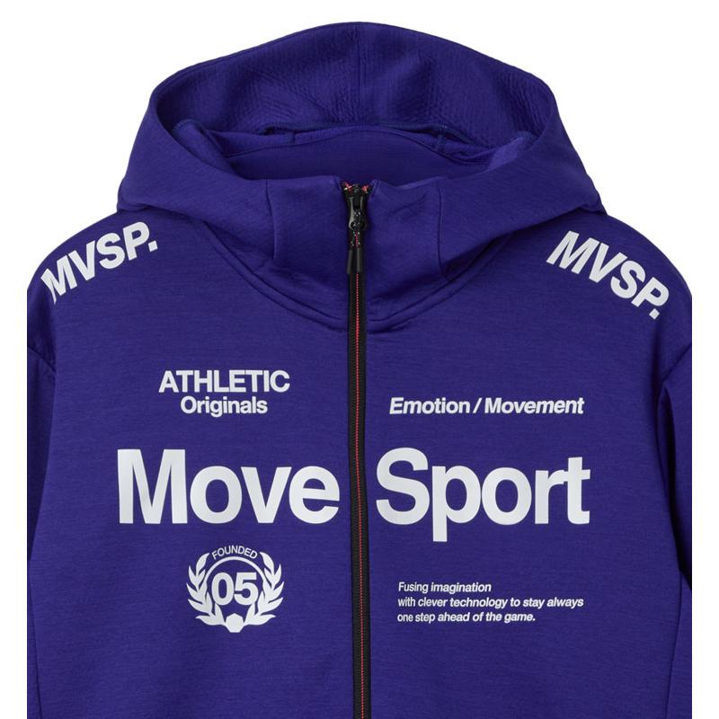 ムーブスポーツ 石川祐希選手着用 ACTIVE SUITS オーセンティック フルジップ スウェット フーディー トレーニング ウェア メンズ 2025秋冬モデル M-L ST5FSW40M MOVESPORT ムーブスポーツ 石川祐希選手着用 ACTIVE SUITS