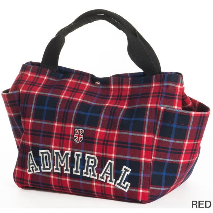 Admiral Golf アドミラル ゴルフ チェック トートバッグ